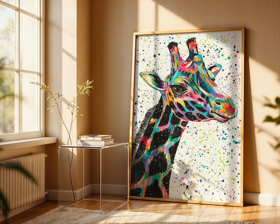 Giraffe Art Print ‘Nora’