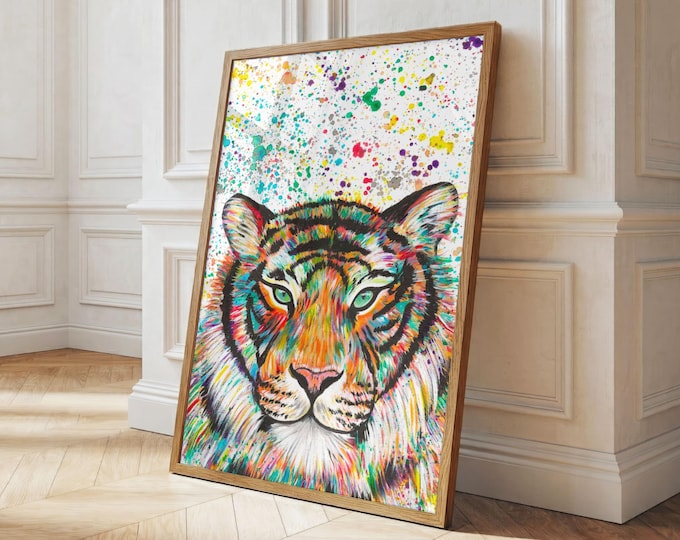 Tiger Art Print ‘Enzo’