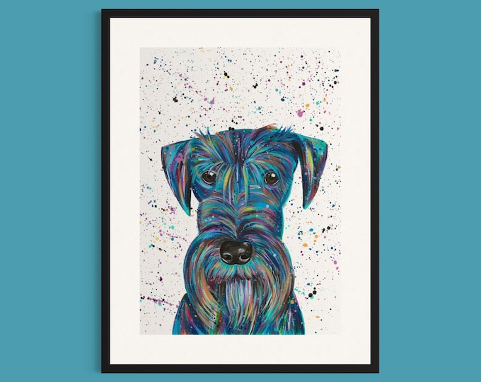 Schnauzer Art Print