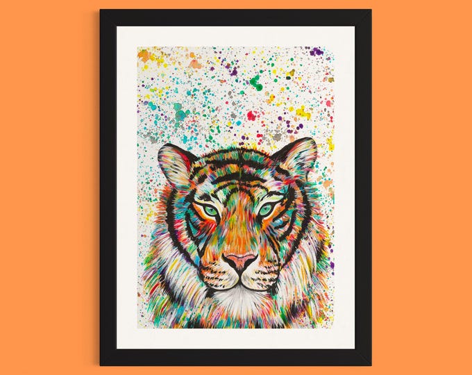 Tiger Art Print ‘Enzo’