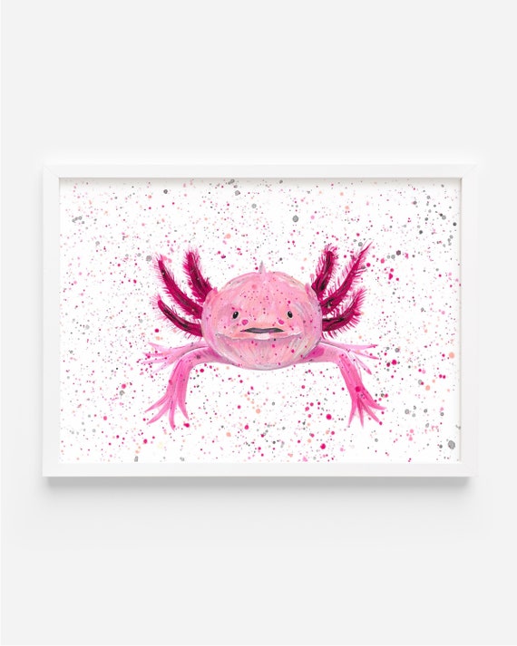 Axolotl Original Painting ‘Penny’