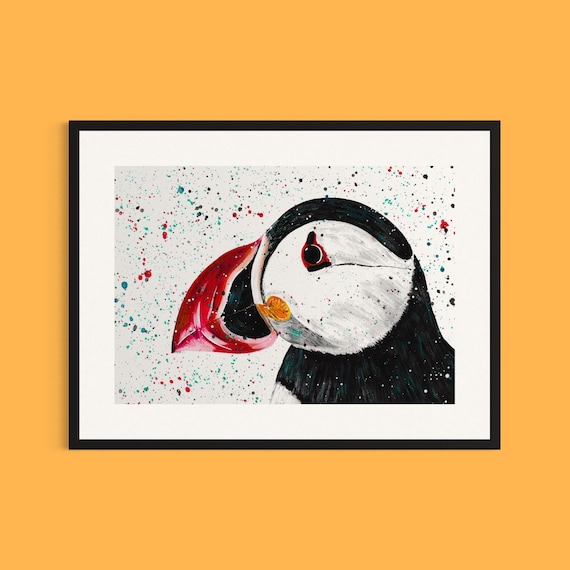 Puffin Art Print ‘Duke’