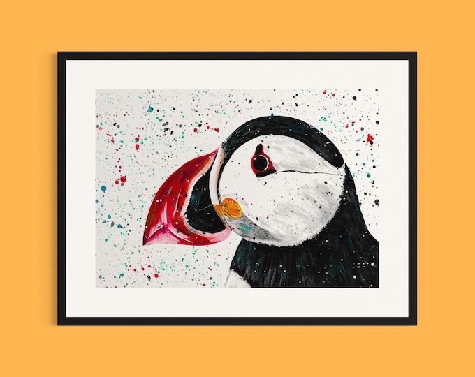 Puffin Art Print ‘Duke’