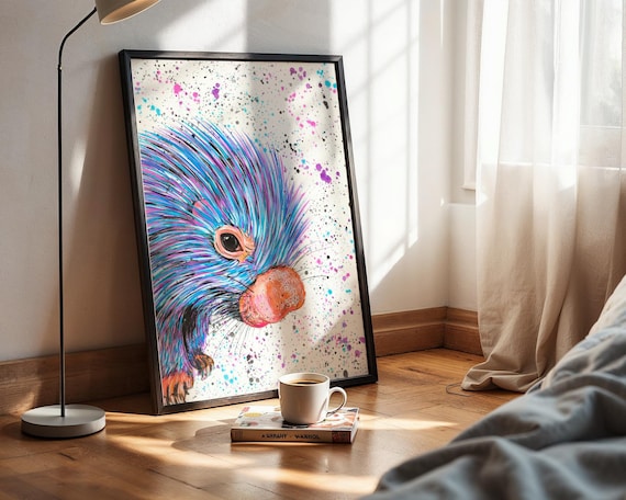 Porcupine Art Print ‘Perry’