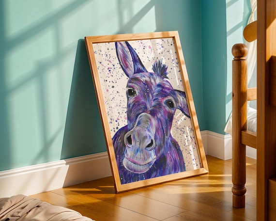 Donkey Art Print ‘Stanley’