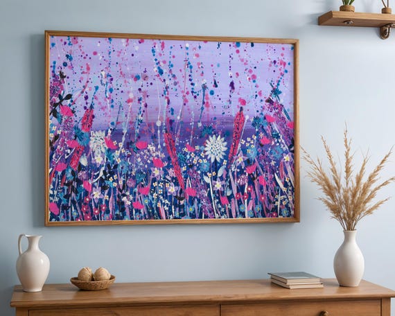 Wildflowers Art Print ‘Floral Oasis’