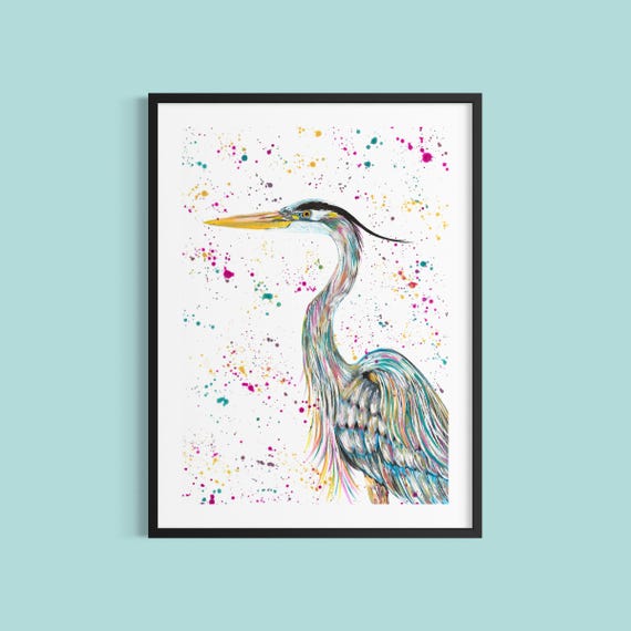 Heron Art Print