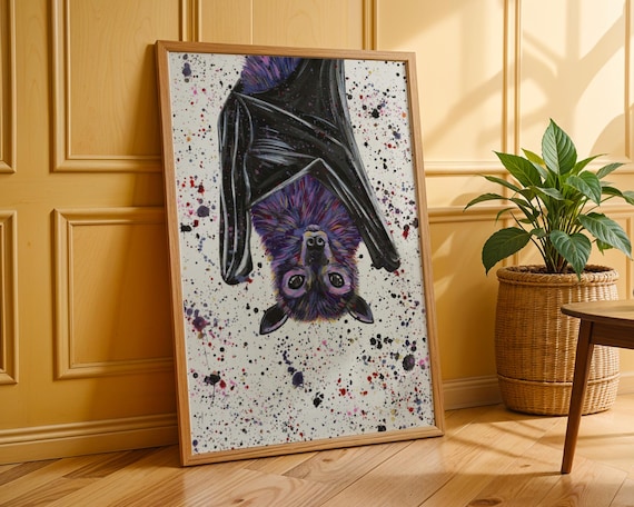 Bat Art Print ‘Ophelia’
