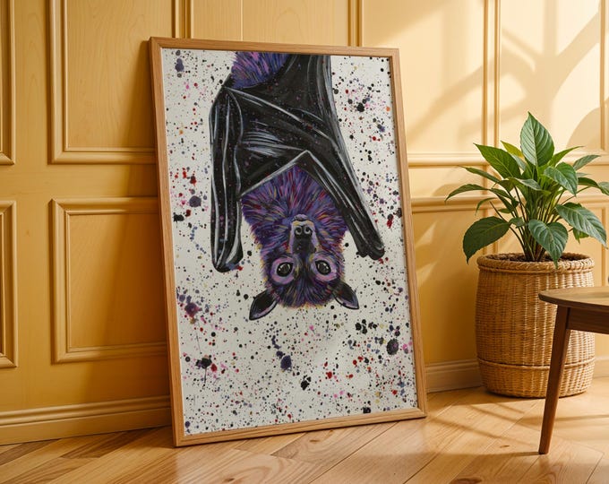Bat Art Print ‘Ophelia’