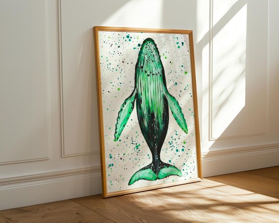 Humpback Whale Art Print ‘Lofty’