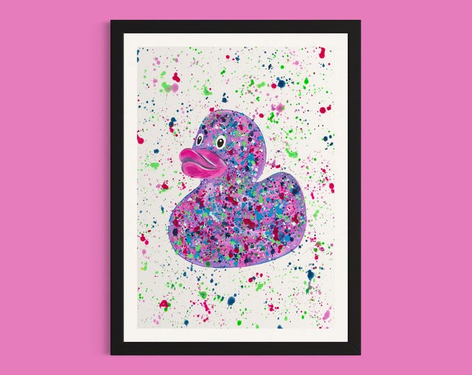 Rubber Duck Art Print