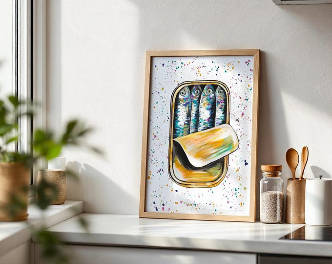 Tinned Sardines Art Print