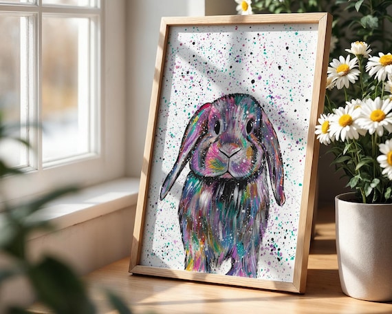 Bunny Art Print ‘Esme’