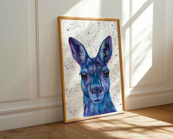 Kangaroo Art Print ‘Bonnie’