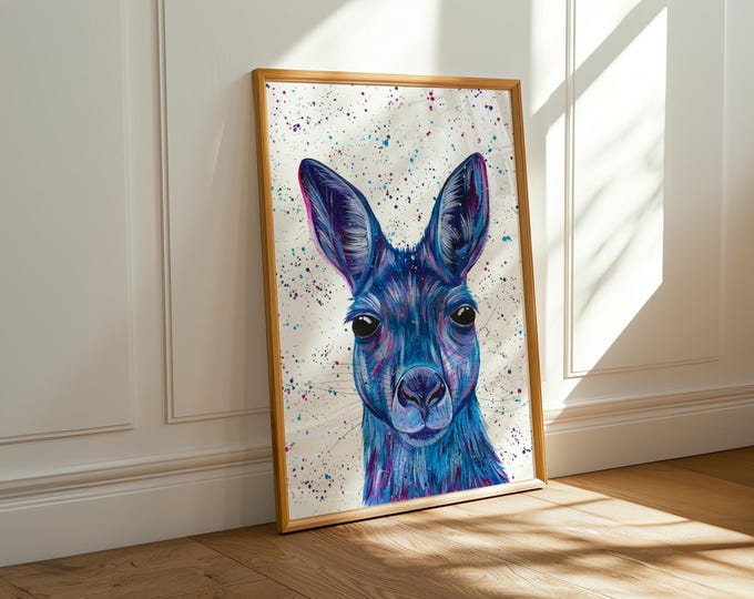 Kangaroo Art Print ‘Bonnie’