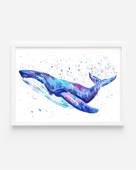 Whale Acrylic Painting