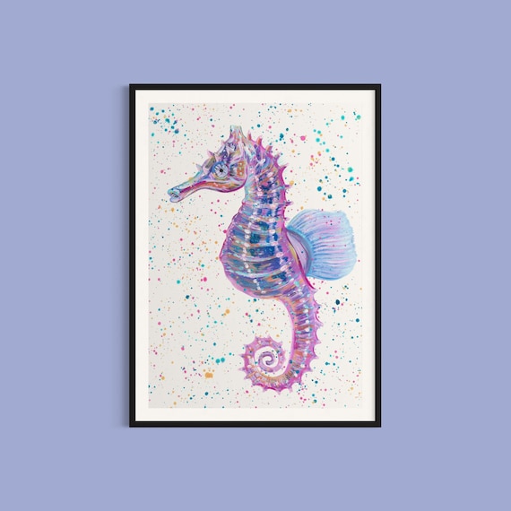 Seahorse Art Print ‘Sasha’