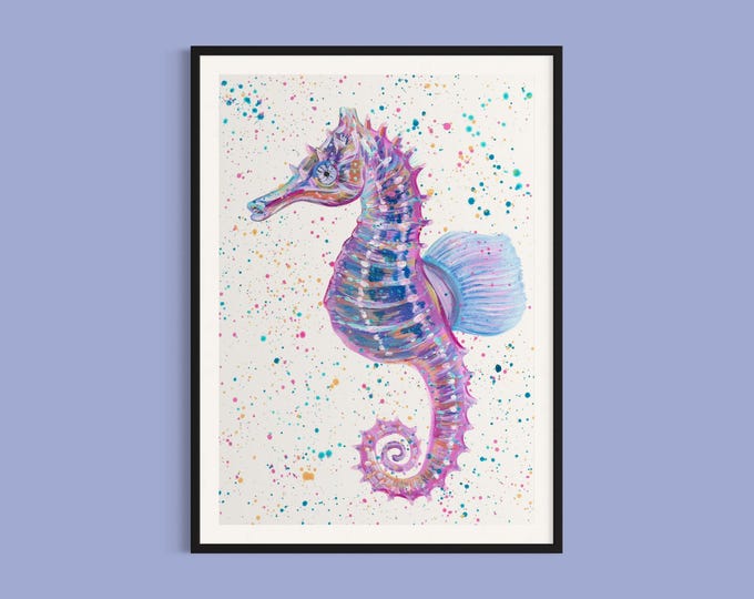 Seahorse Art Print ‘Sasha’
