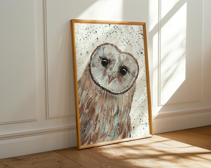 Owl Art Print ‘Apollo’