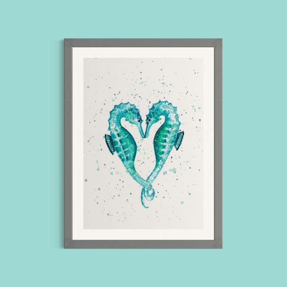 Seahorse Art Print