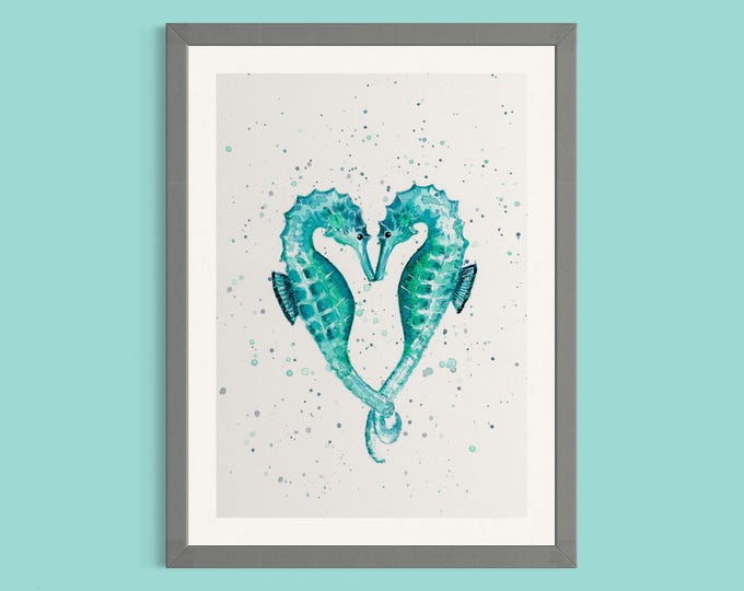 Seahorse Art Print