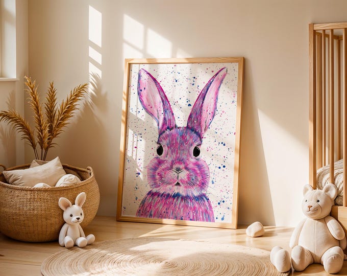 Bunny Art Print ‘Willow’