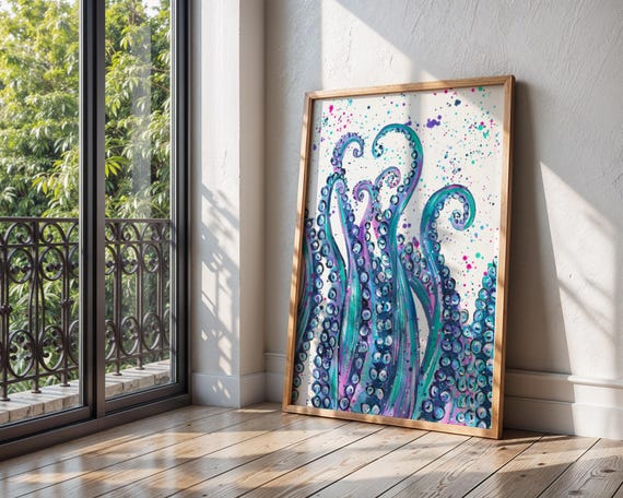 Octopus Legs Art Print