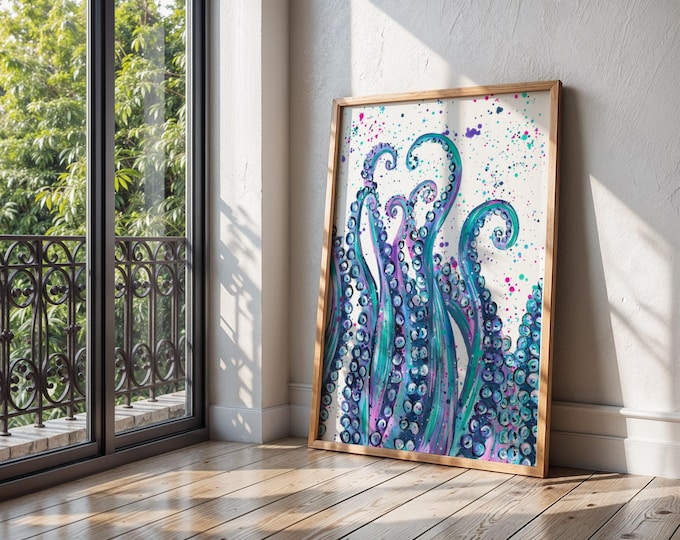 Octopus Legs Art Print