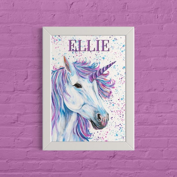 Custom Unicorn Art Print