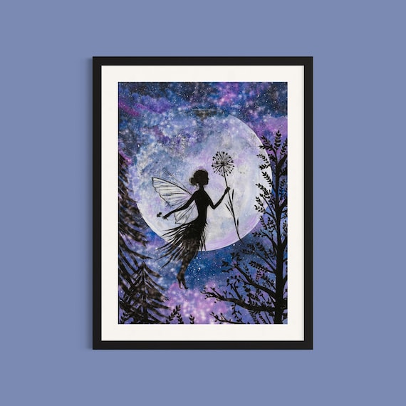 Wish Flower Fairy Art Print