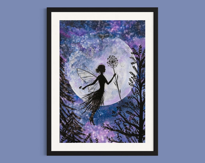 Wish Flower Fairy Art Print