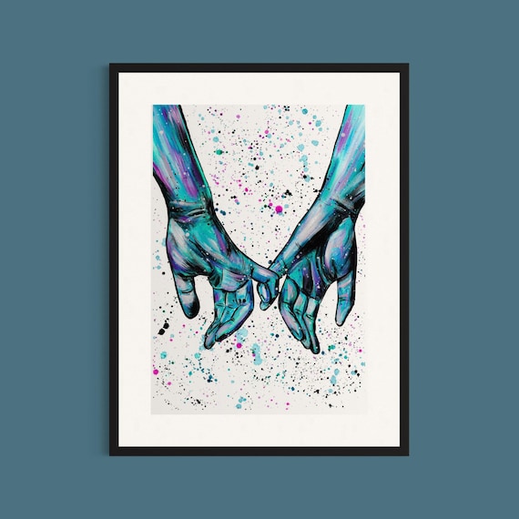 Pinkie Promise Art Print