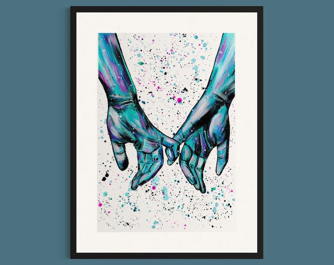 Pinkie Promise Art Print