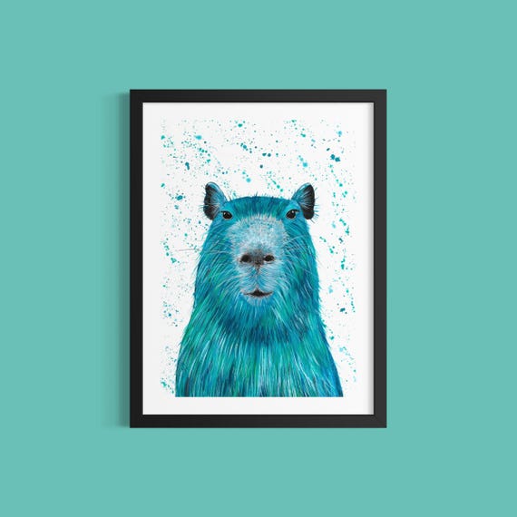Capybara Art Print ‘Clive’