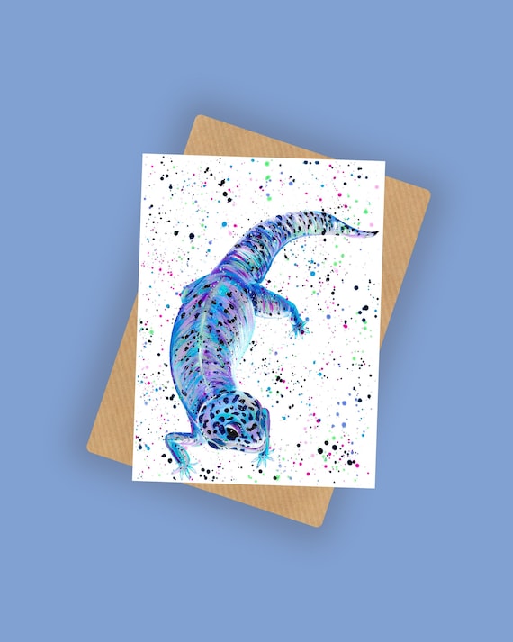 Leopard Gecko ‘Ziggy’ Greeting Card