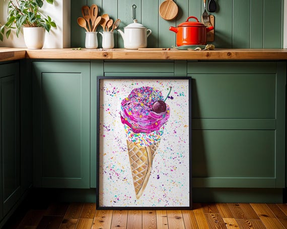 Ice Cream Art Print
