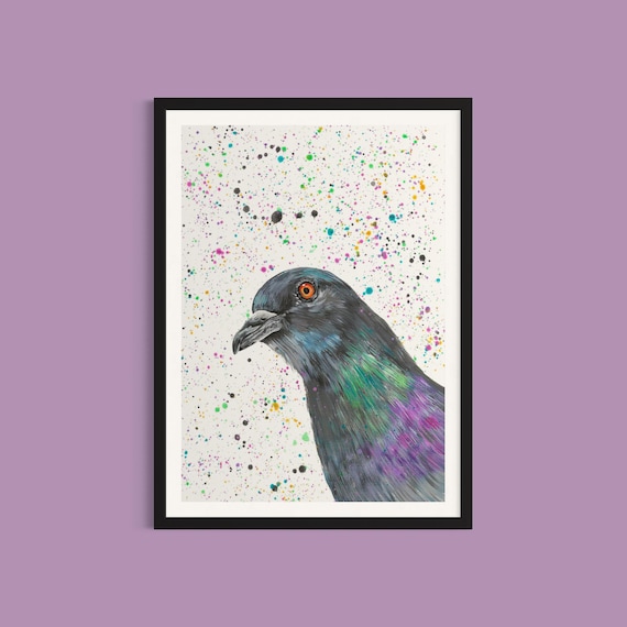 Pigeon Art Print ‘Connie’