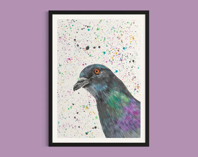 Pigeon Art Print ‘Connie’