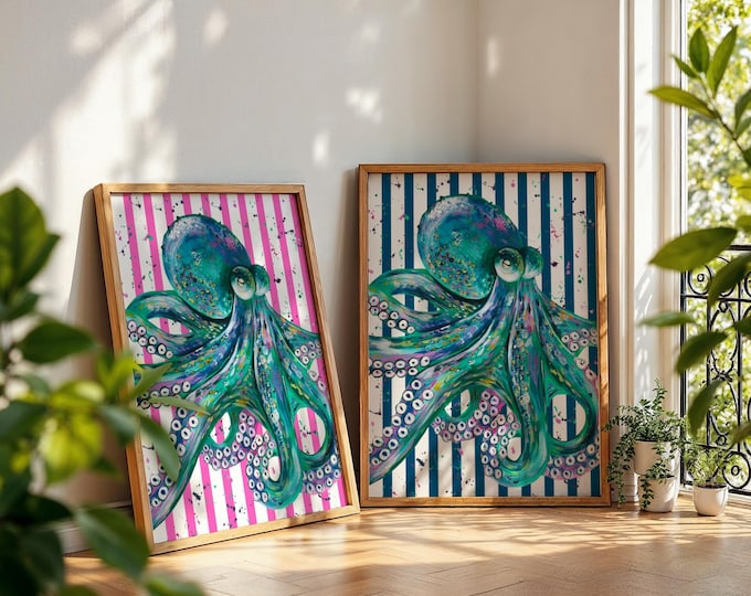 Octopus Art Print
