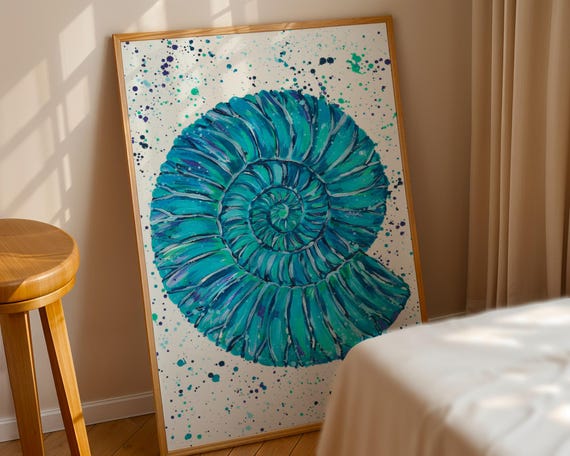Ammonite Art Print