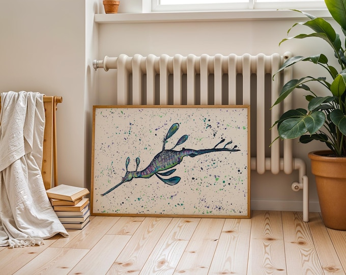 Weedy Sea Dragon Art Print