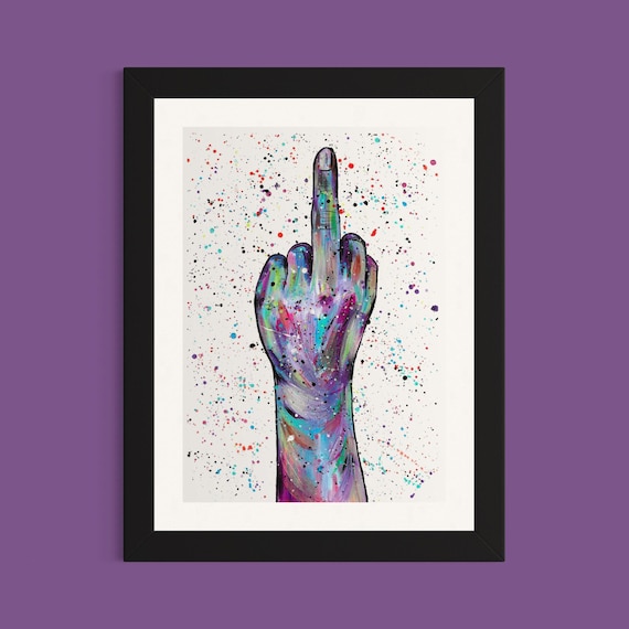 Fuck Off Art Print