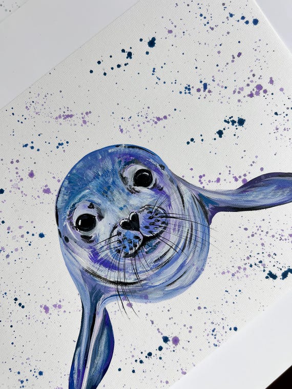 Sea Lion Painting