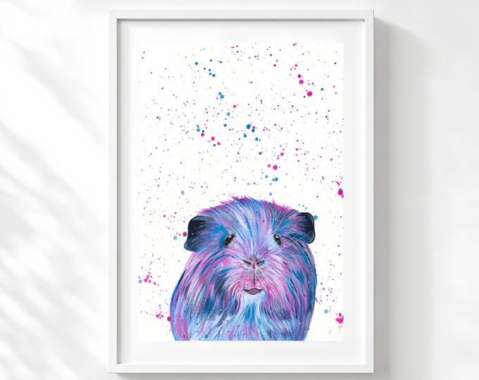 Guinea Pig Art Print ‘Winnie’