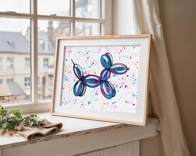 Balloon Dog Art Print