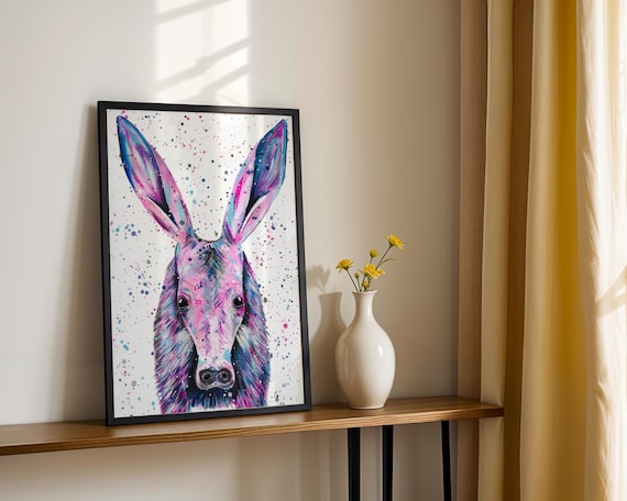 Aardvark Art Print ‘Olivia’