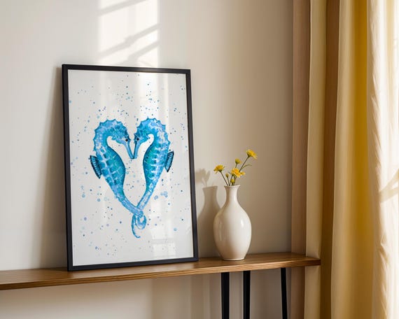 Seahorse Art Print