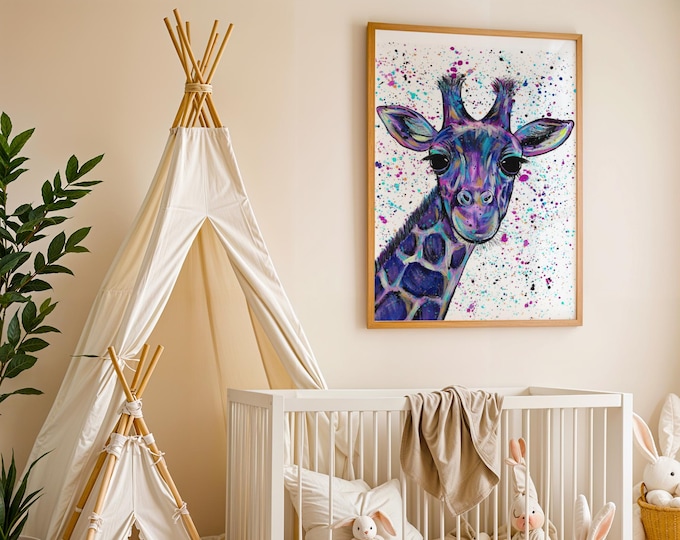 Giraffe Art Print ‘Heidi’