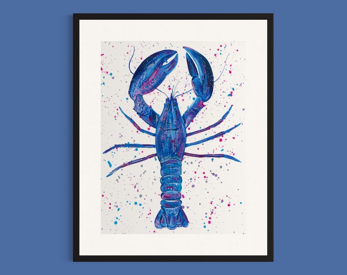 Lobster Art Print ‘Frances’