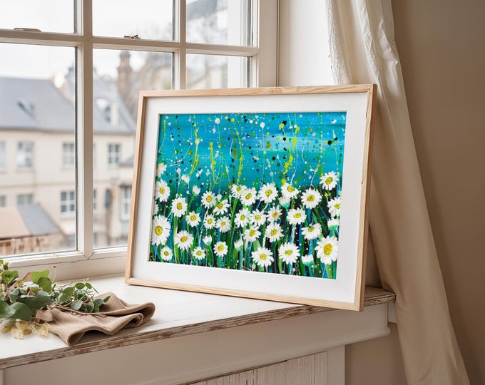‘Field of Daisies’ Art Print